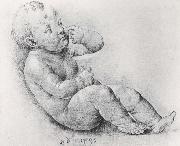 Andrea Mantegna THe Infant Christ Spain oil painting artist